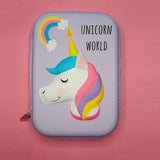 Unicorn World Premium Hard case Zip Pouch