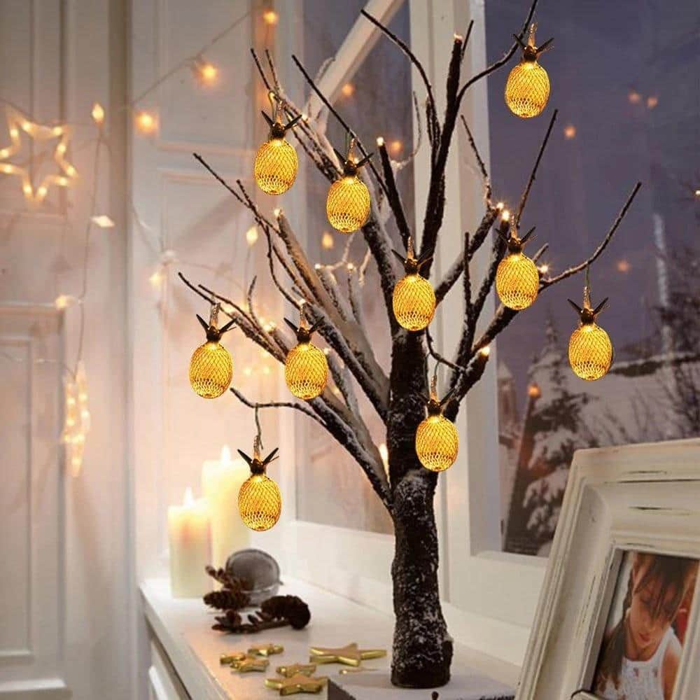 Vintage Iron Pineapple Fairy Light