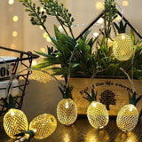 Vintage Iron Pineapple Fairy Light