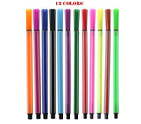 Washable Super Markers Set Of 12-18-24 Colors