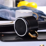 Love Coffee Ceramic Mug Saucer Set