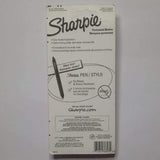 Sharpie® Retractable Permanent Markers, Ultra-Fine Point, Black, Pack Of 3 Markers