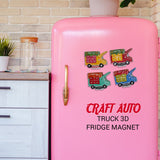 Craft 3D Truck - Fridge Magnet