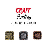 Craft Square Double Line-Ashtray - Home Decor