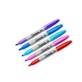 Sharpie Fine Electro Pop Marker, Assorted, 5 Markers