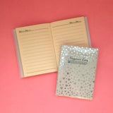 Happiness Glitter Pocket Notebook Journal