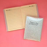 Happiness Glitter Pocket Notebook Journal