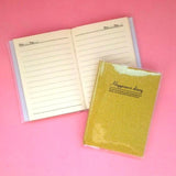 Happiness Glitter Pocket Notebook Journal