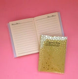 Happiness Glitter Pocket Notebook Journal