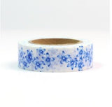Blue Flowers Washi Tape