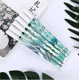 Cactus Secret Words of Plants Gel Pen - Set of 6