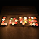 Romantic-Aromatherapy decorative candle tealight Set of 10