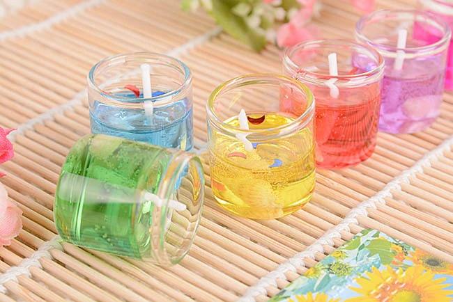 Glass Gel Candle