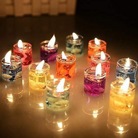 Glass Gel Candle