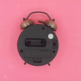 Retro European Leafy Landscape Copper Twin Bell Desk Clock / Alarm Clock with Night Led Light