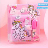 Mini Unicorn Pocket Notebook Journal with Ball Pen