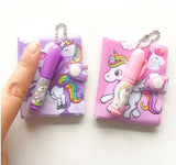 Mini Unicorn Pocket Notebook Journal with Ball Pen