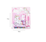 Mini Unicorn Pocket Notebook Journal with Ball Pen