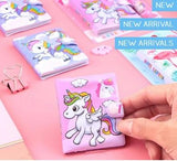 Mini Unicorn Pocket Notebook Journal with Ball Pen
