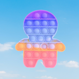 Pop-it Fidget Toy - Gingerbread Man