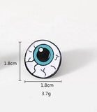 Eye Ball Enamel Pin