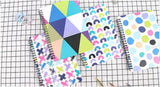 Funky Colorful Spiral Notebook Journal