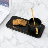 Love Couple His & Her Coffee Ceramic Mug Saucer Set