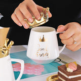 Gold Plated Love Queen - Ceramic Mug