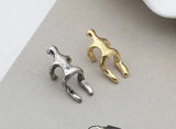 Hot Silver / Gold Earrings Ear Climbing Man