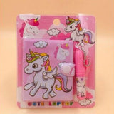 Mini Unicorn Pocket Notebook Journal with Ball Pen
