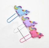 Rainbow Unicorn Bookmark Paper Clip