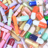 Secret Message In Cute Capsules Set Of 5