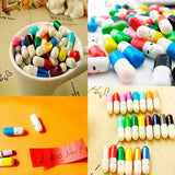 Secret Message In Cute Capsules Set Of 5