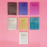 Happiness Glitter Pocket Notebook Journal