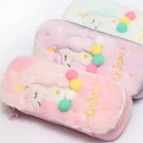 Pompom Unicorn Plush Pouch