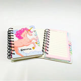 Unicorn Queen Star Hardcover Pocket Spiral Journal