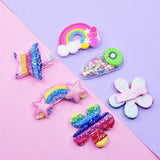Rainbow Sparkle - Hair Clip