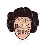 Self Rescuing Princess Enamel Pin