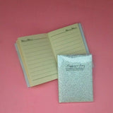 Happiness Glitter Pocket Notebook Journal