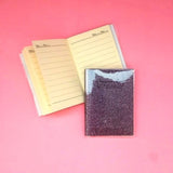 Happiness Glitter Pocket Notebook Journal