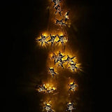 LED Golden Metal Hollow Star Fairy Light