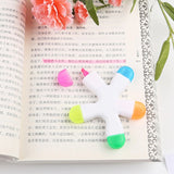 Starfish Highlighters Polygon Multicolor Markers