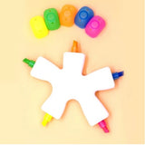 Starfish Highlighters Polygon Multicolor Markers