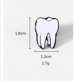 Dentist Tooth Enamel Pin
