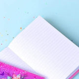 Unicorn Water Glitter Notebook Journal