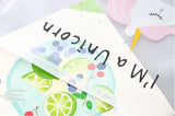 Unicorn Pencil Case Pouch Water Resistant