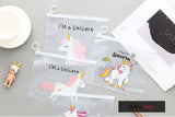 Unicorn Pencil Case Pouch Water Resistant